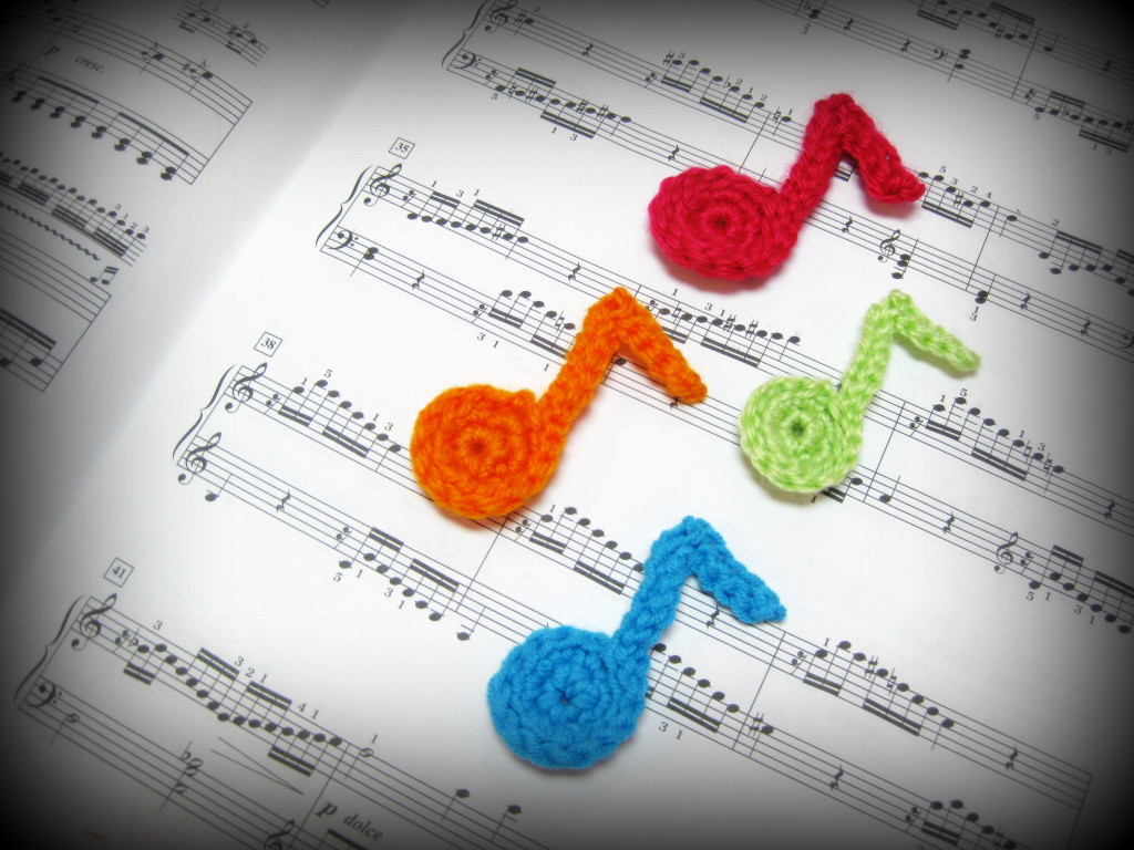 Crochet Musical Note Tutorial Blog Of Joy